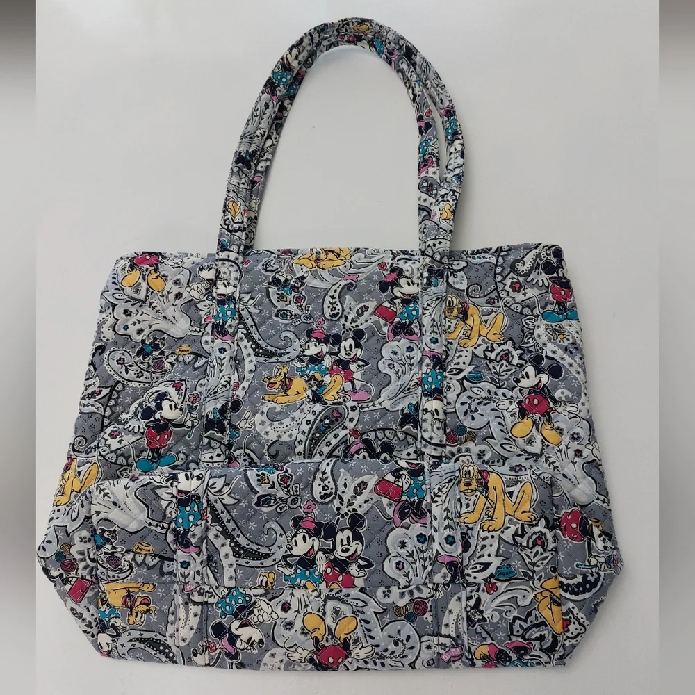 Vera Bradley Disney Picadilly Paisley Large Vera Tote NWT